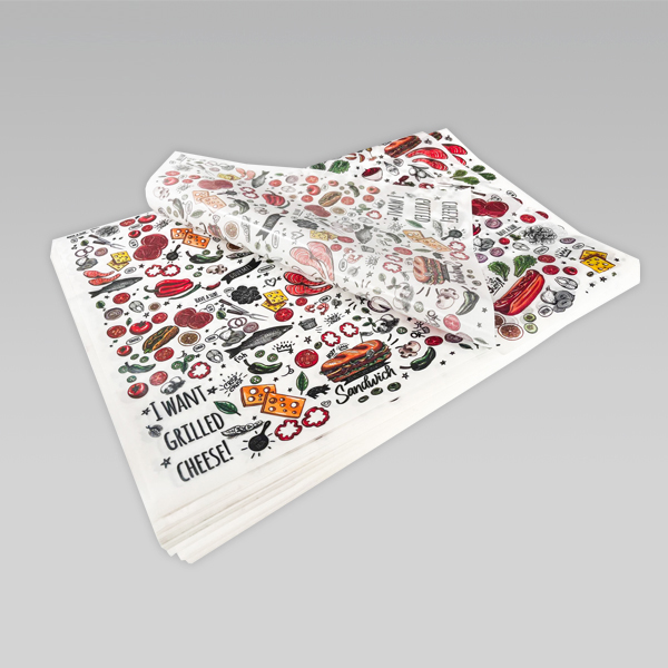 سفارش چاپ کف سینی و زیر بشقابی + راهنمای طراحی 10 کاغذ مومی