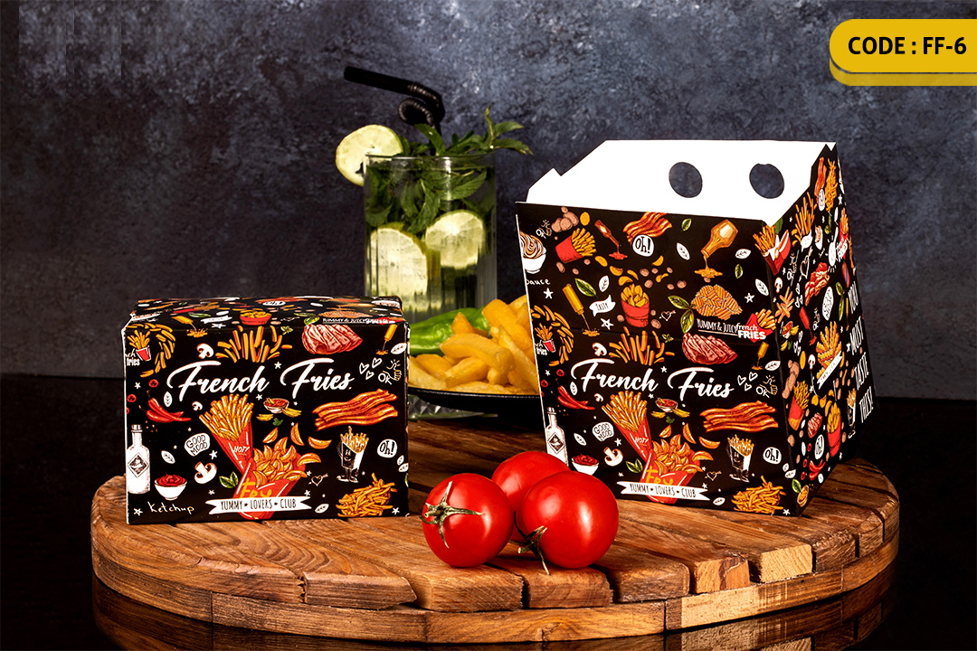 ثبت سفارش چاپ محصولات فست فود و کافی شاپ + راهنمای طراحی 27 سیب زمینی قفلی-FF6