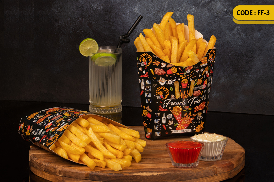 ثبت سفارش چاپ محصولات فست فود و کافی شاپ + راهنمای طراحی 34 سیب زمینی مک دونالدبزرگ-FF3